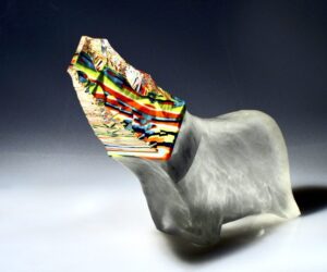 Croco Bear Precious Beast Croco Bear Glasmuseum Frauenau
