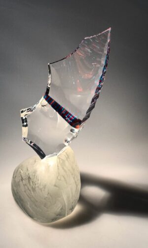 Glass sculpture, Flight